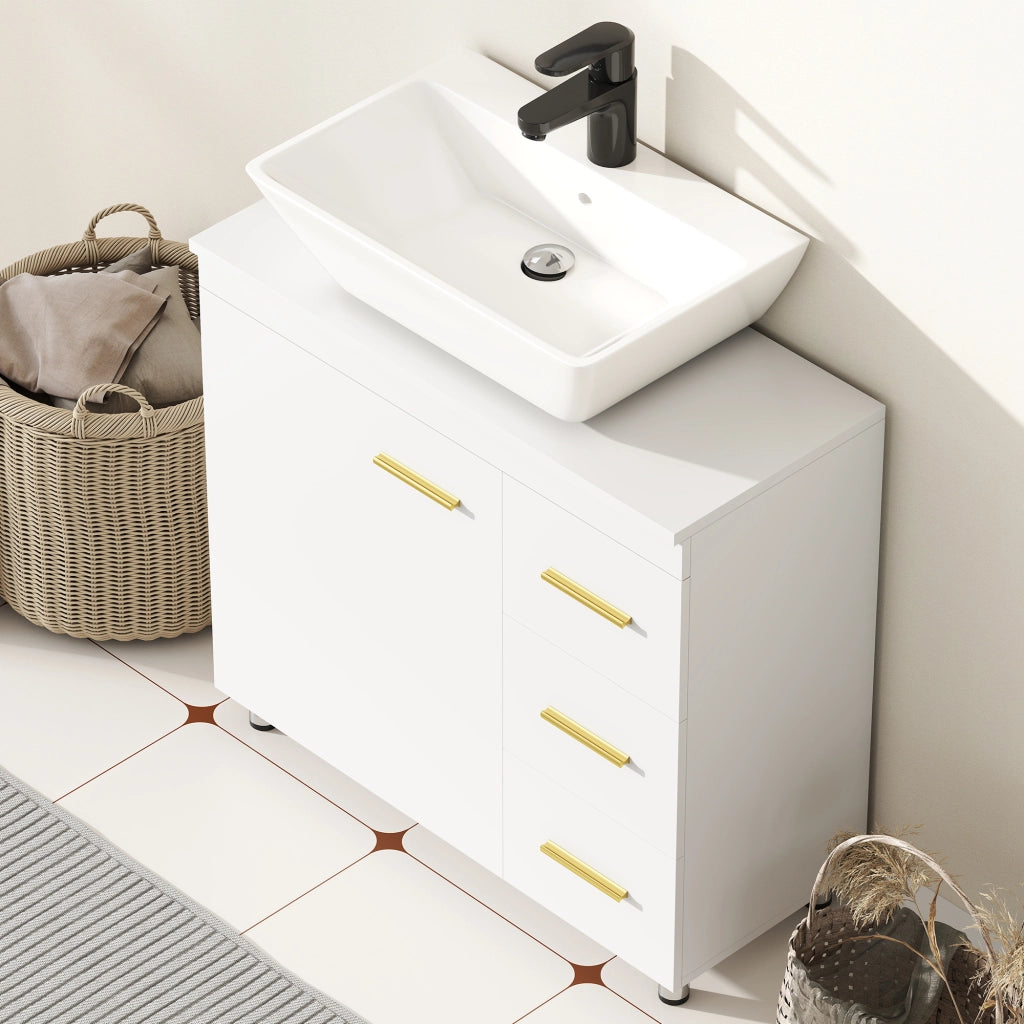 Mobile da Bagno Sottolavabo ¨C Minimal ¨C Bianco 60x30x30