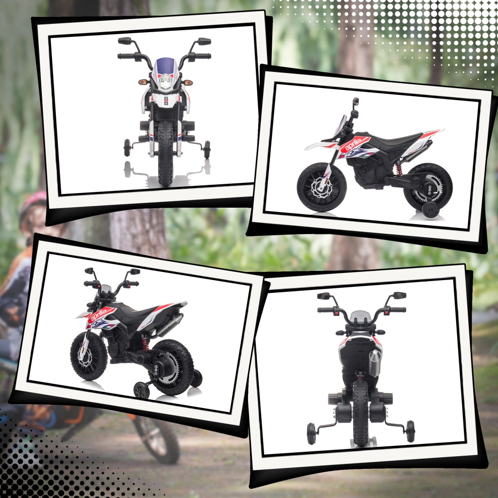 Moto elettrica per bambini ¨C Minimal ¨C bianco