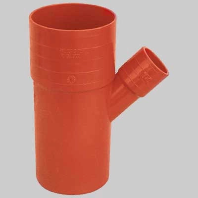 DERIVAZIONE RIDOTTA 45  ° PVC  125 x 63     MADE IN ITALY
