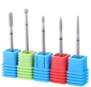 Kit di boratura per unghie a 5 pezzi - Boratura professionale - Acciaio inossidabile - Per unghie a gel/acrilico - Manicure multifunzionale - Sbiancamento manuale - Boratura per unghie