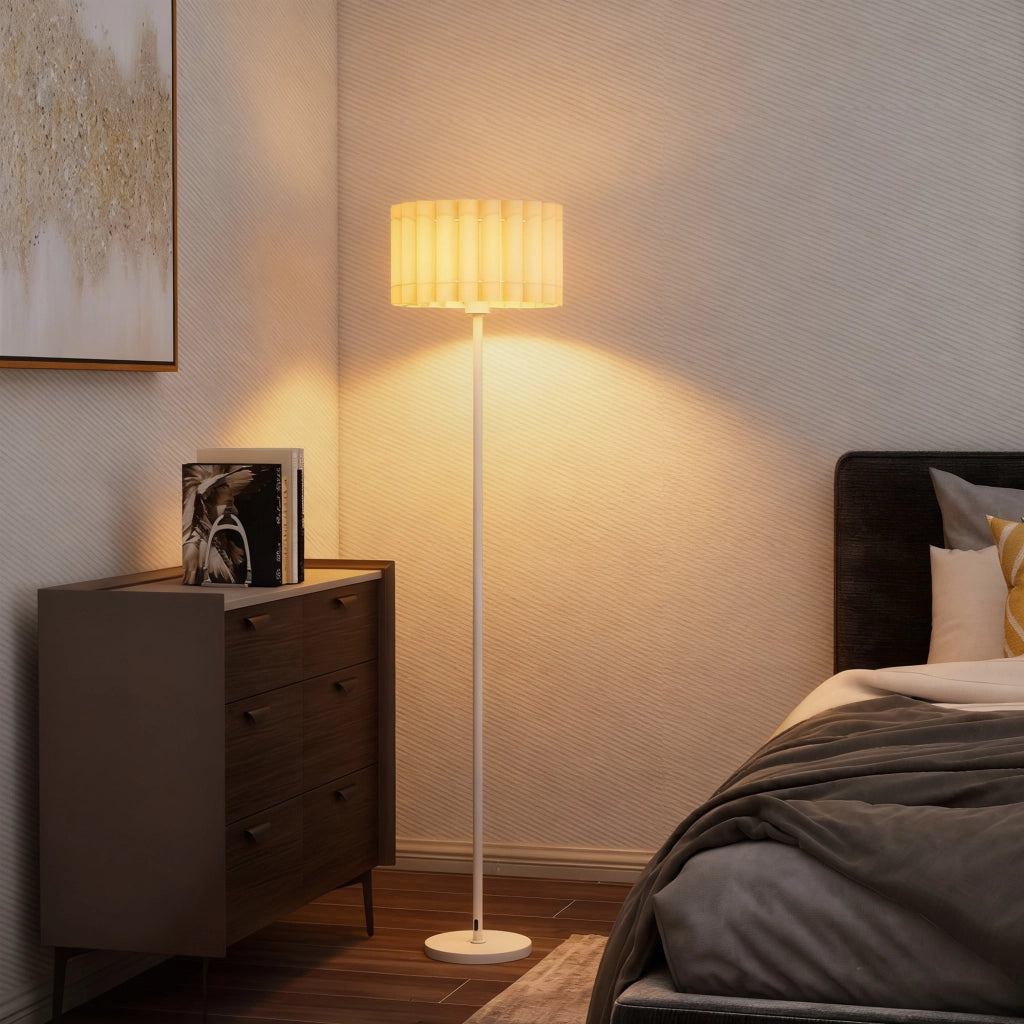 Lampada da terra stile retr¨° ¨C zephmum ¨C bianco