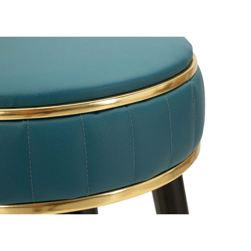 Sgabello Bar London Verde cm ø 38x74