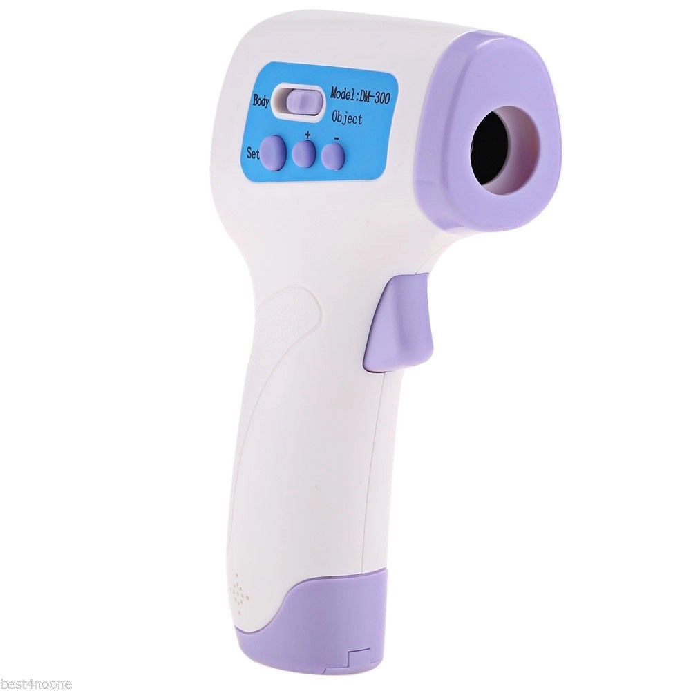 Trade Shop - Termometro Dm300 Infrarossi Digitale Per Bambini Adulti Con Display Lcd -