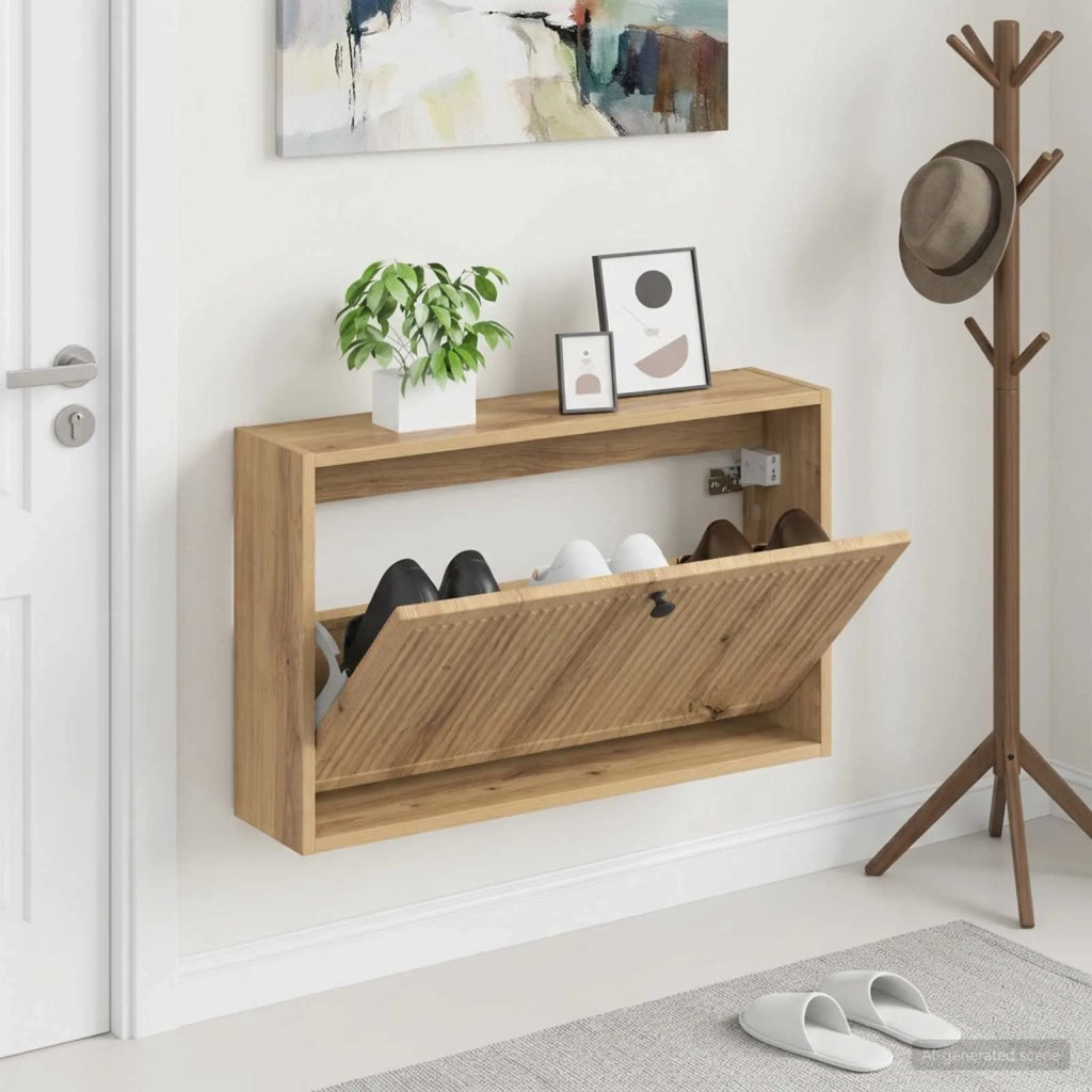 Mobiletto per Scarpe da Muro EDE 71 x 17 x 43 cm 895974