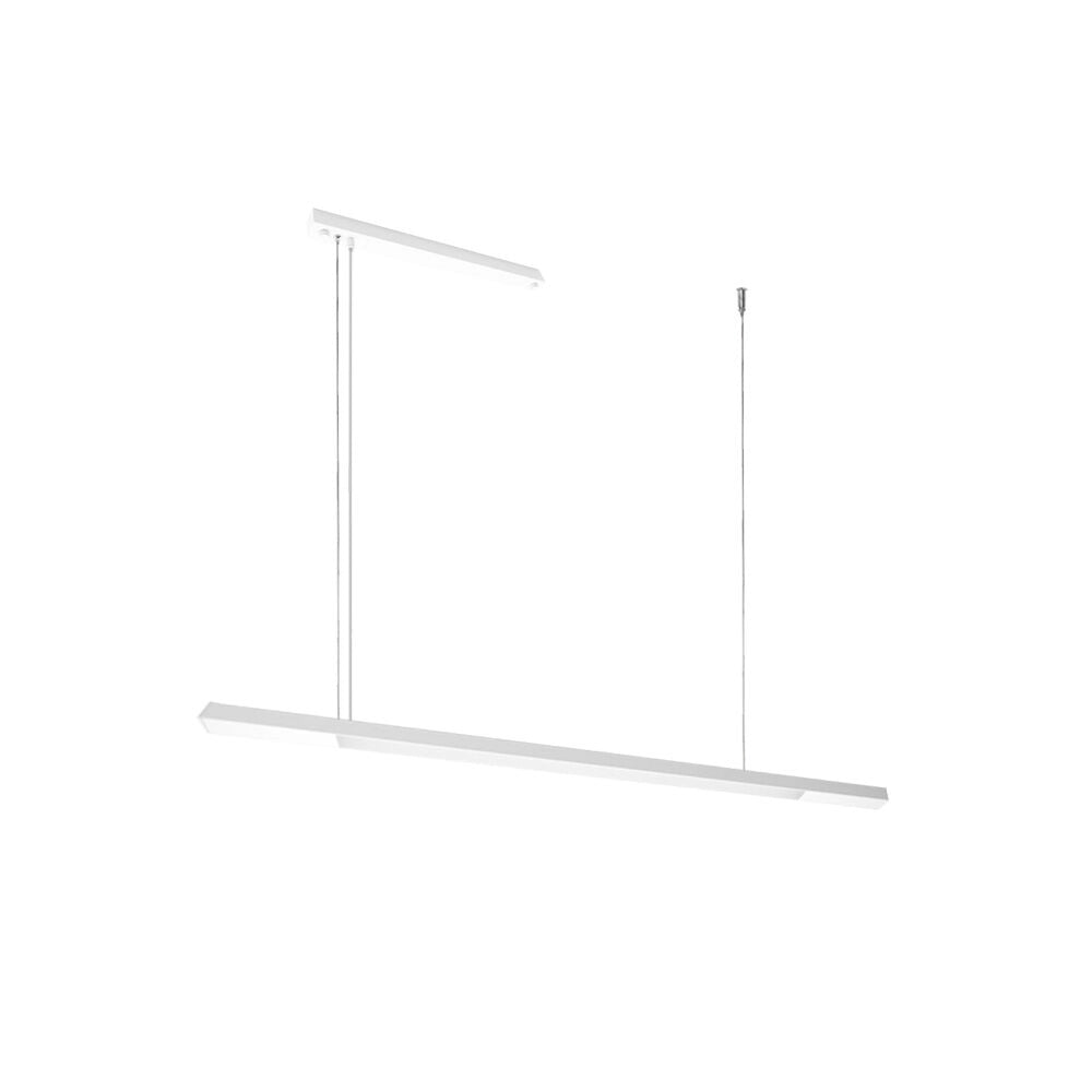 Lampada sospensione lineare 130cm bianca LED 9W Shilo