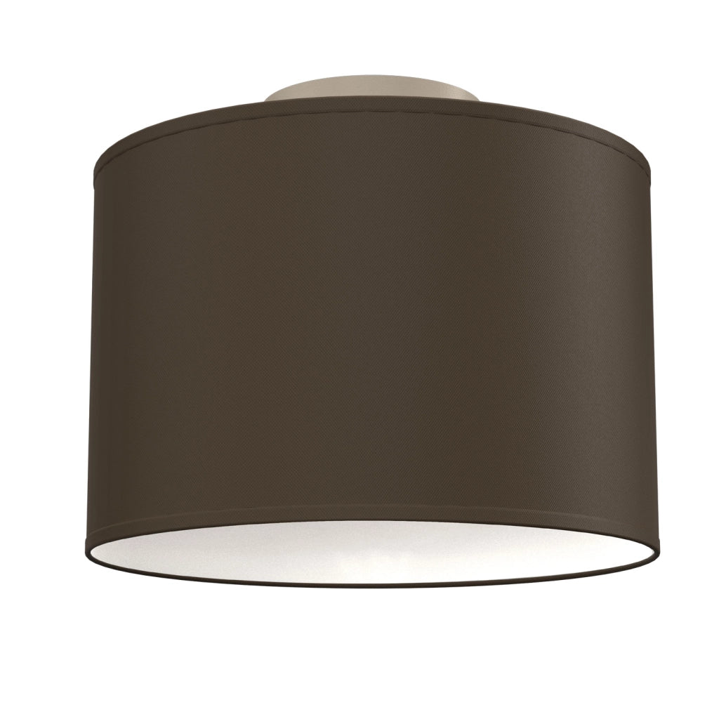 Plafoniera 1 luce E27 beige marrone Arden Luminex