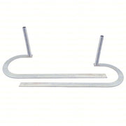 COPPIA BRACCI CURVI PER 2 MOTORI PORTA BASCULANTE GARAGE BASIC 09 ROCKET