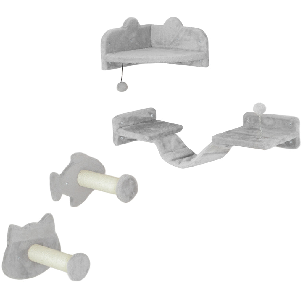Letto per gatti con tiragraffi ¨C Minimal ¨C grigio chiaro