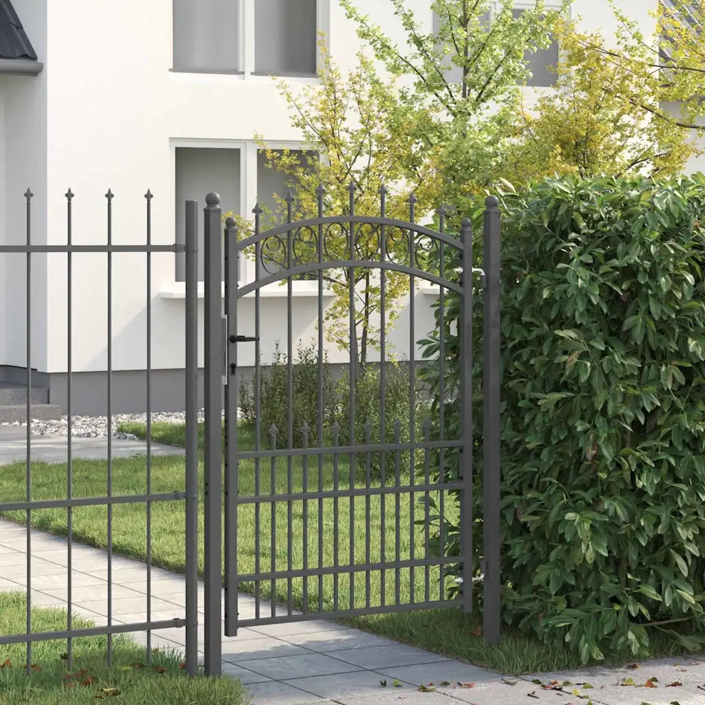 Cancello della recinzione con punte EMMEN 170 x 100 cm CFW9387668