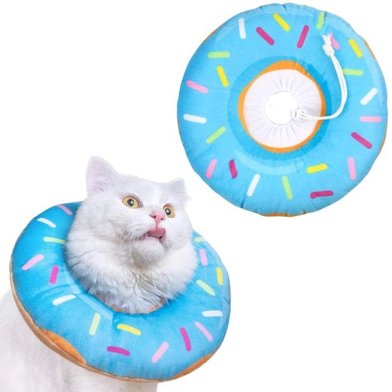 Collare per gatti flessibile - Collare di ricambio - Collare morbido - Cuffia anti-bite - Chiusura di sicurezza - Disegno comodo