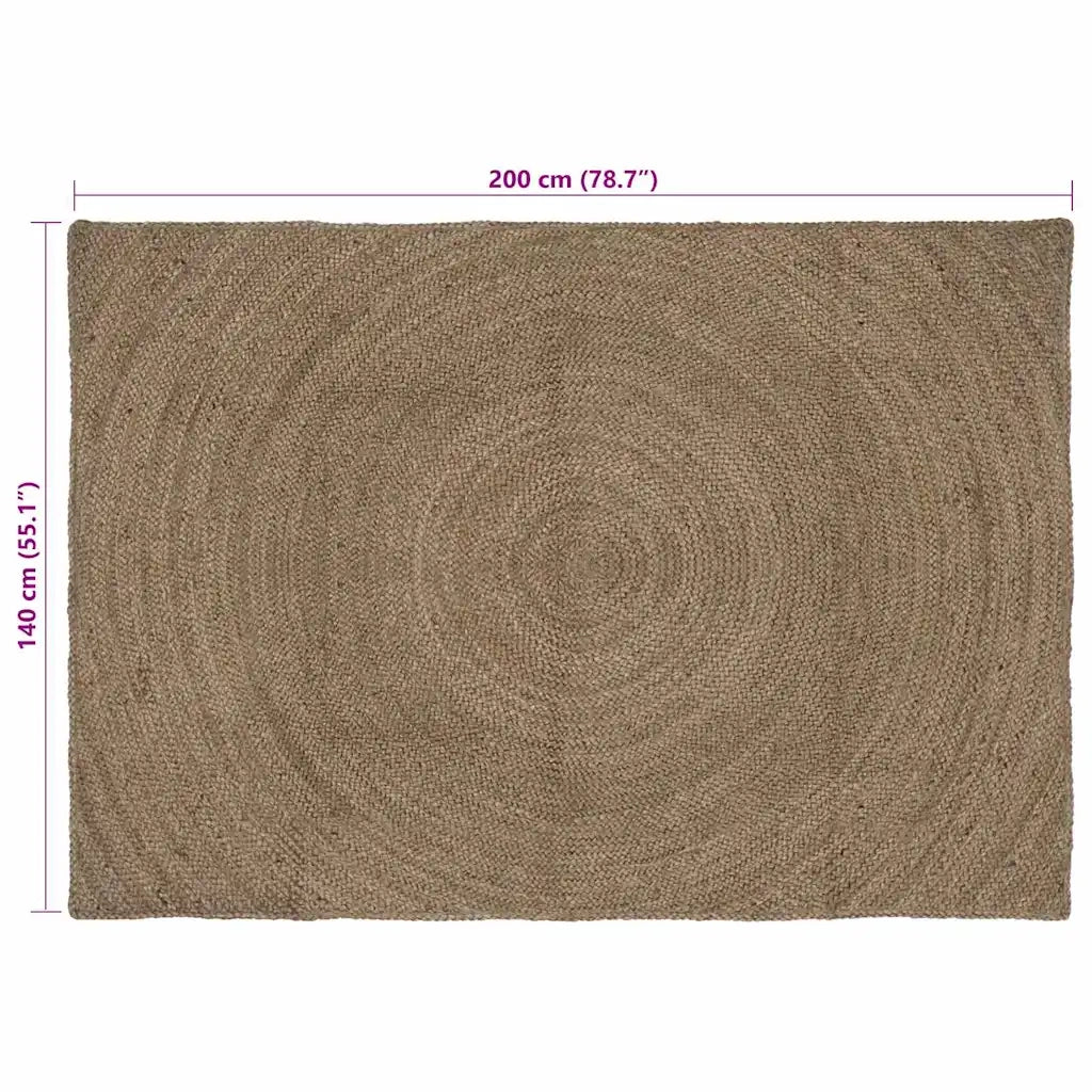 Tappeti per area Grigio 140 x 200 cm Juta 42010542