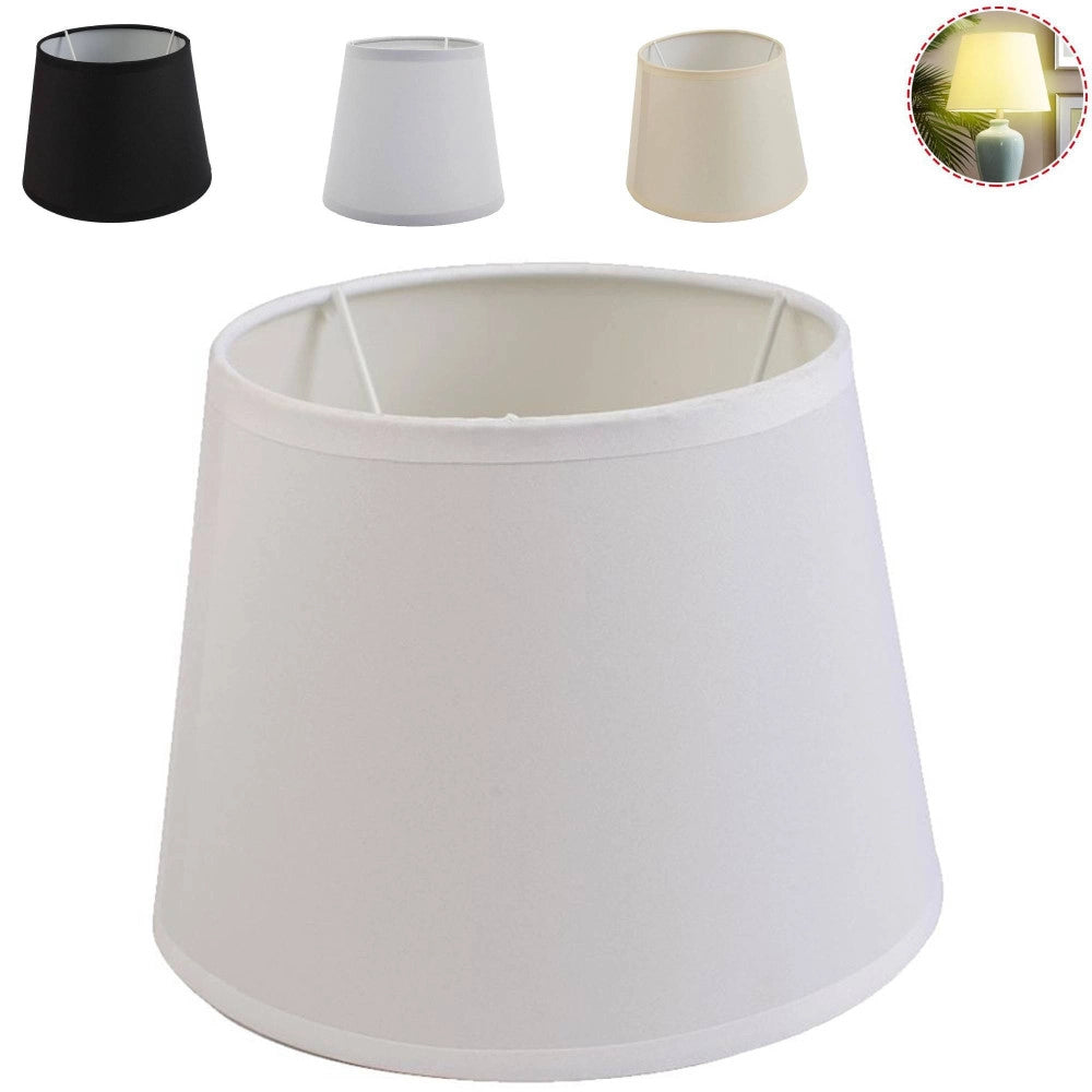 Trade Shop - Paralume Conico Cilindro Cappello Ricambio Per Lampada E Applique In Tessuto Tnt -