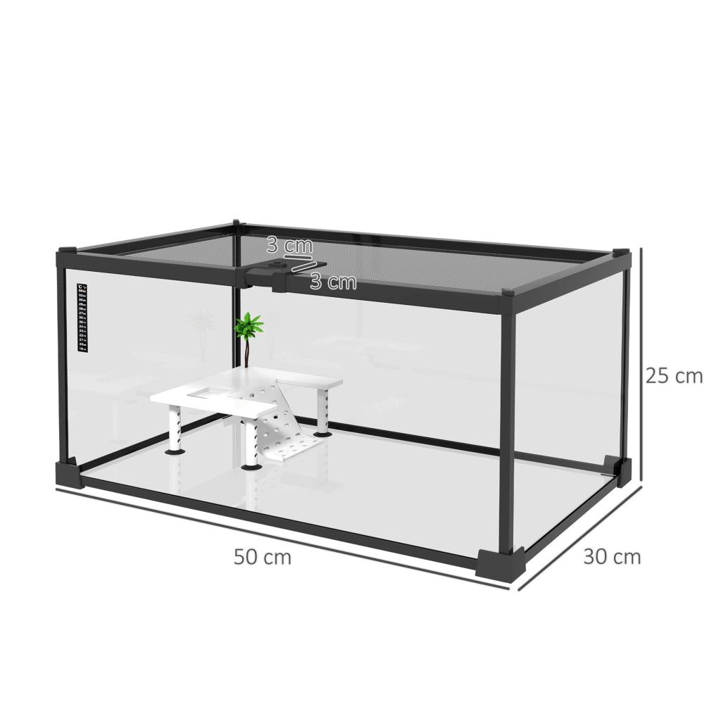 Terrario rettili ¨C zephmum ¨C trasparente 60x40x40