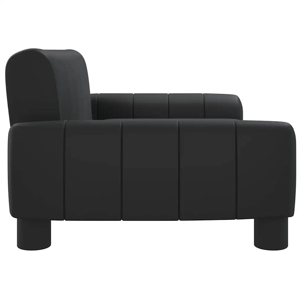 Lettino per Cani Nero 70x45x30 cm in Similpelle 171863