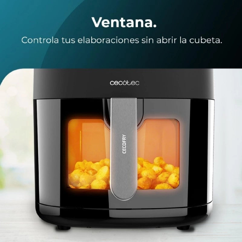 CECOTEC 04967 - Friggitrice ad aria Cecofry Fantastik Window 6500