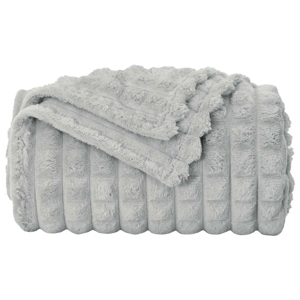 Coperta Grigio 150 x 130 cm Panno