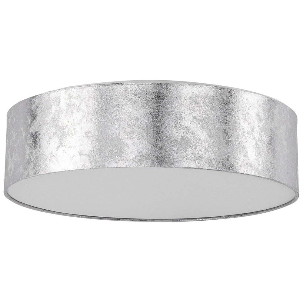 Lampada paralume in policotone Argento ø 45 cm Boho con stile moderno