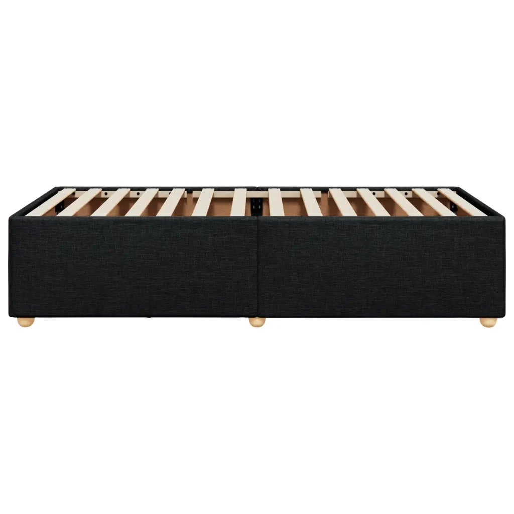 Giroletto senza Materasso Nero 90x200 cm in Tessuto 3284703