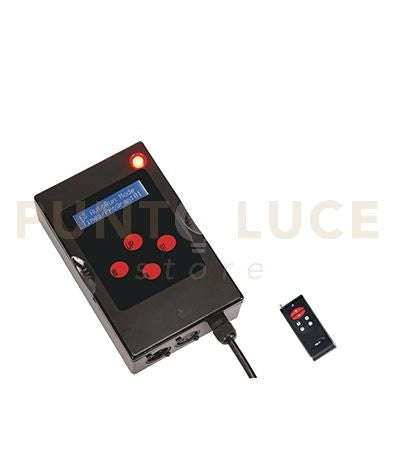 CONTROLLER LED MASTER 3 CANALI PER PROIETTORI MOD. EASY 230V OUT DMX E XLR-3 2 CANALI IP20 16,5X10,5X4