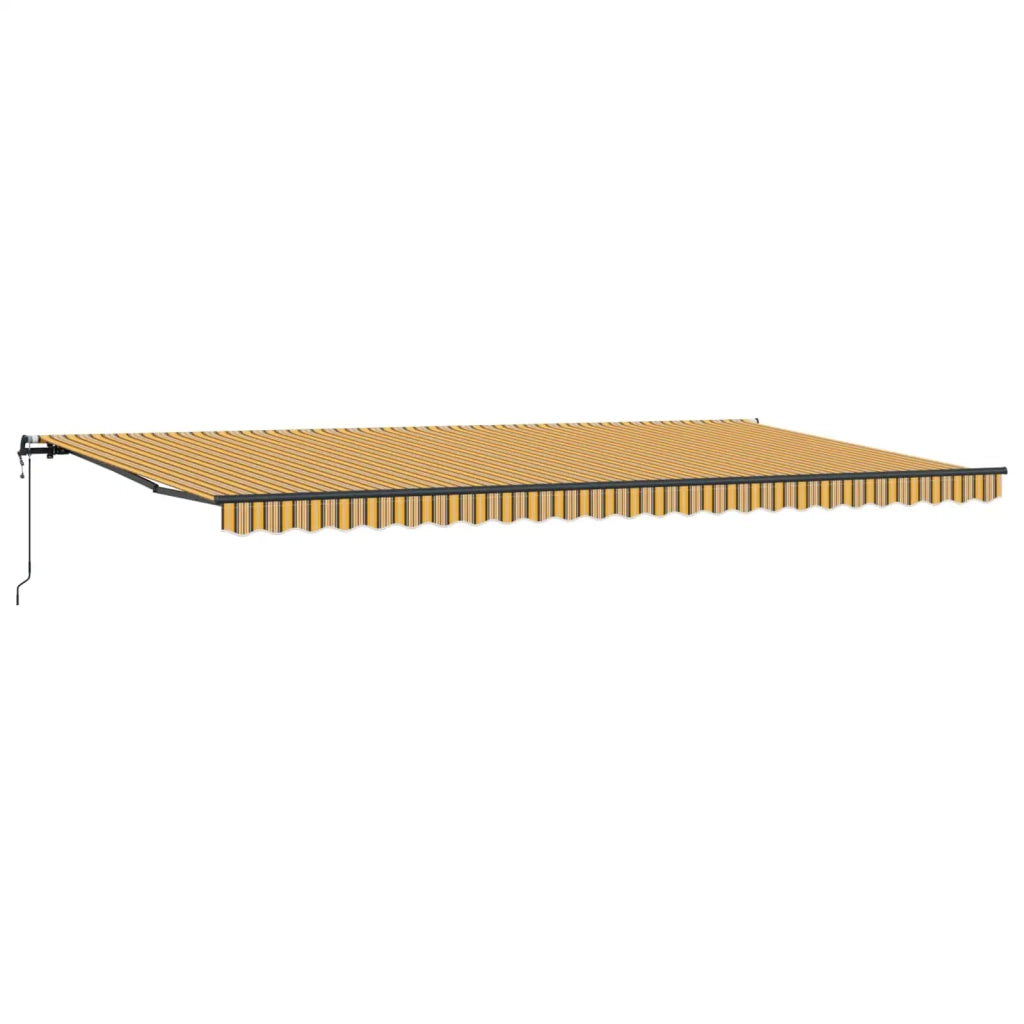 Tenda Retrattile Multicolore 600 × 350 cm Tessuto e Alluminio 3331739