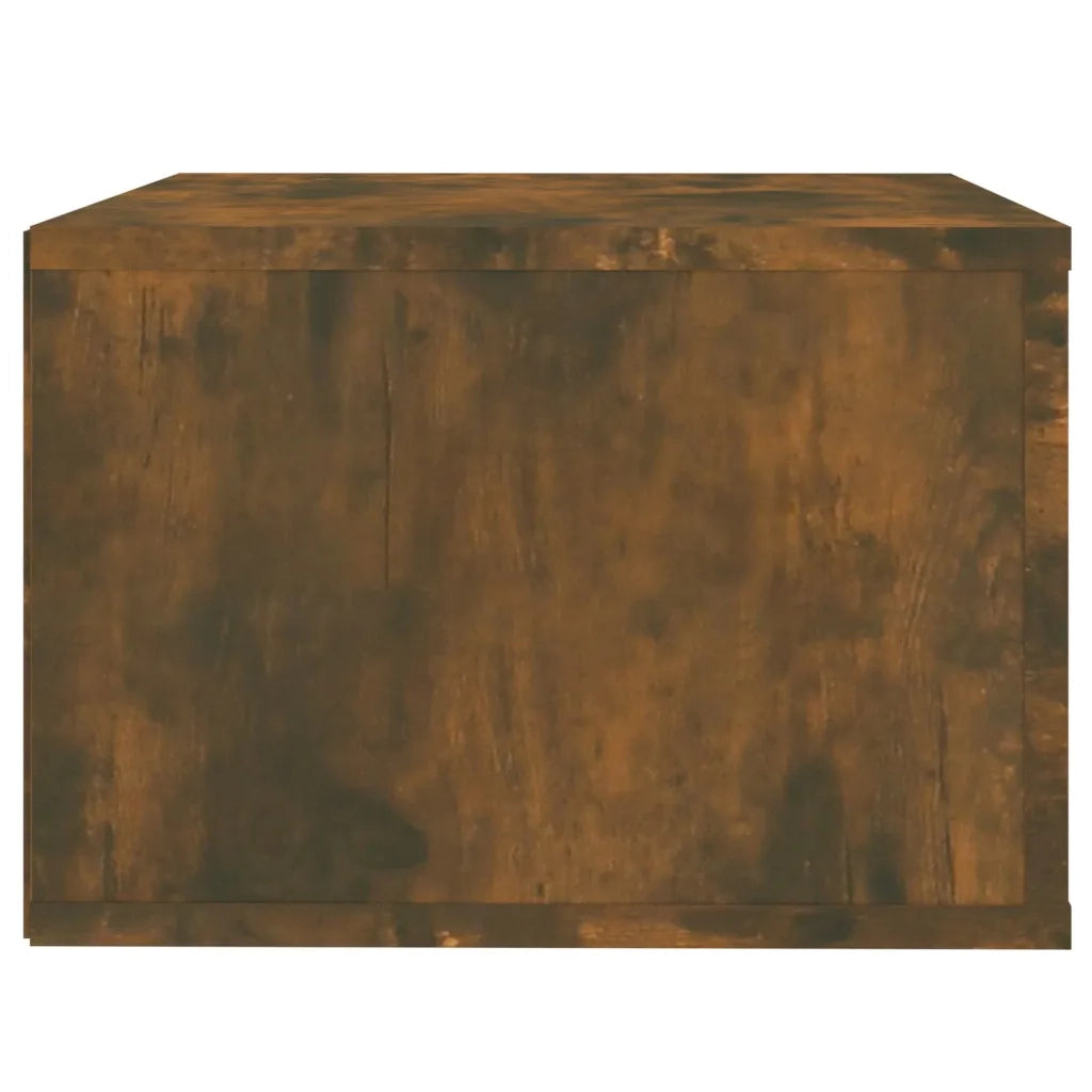 Comodini a Muro 2 pz-Set di 2 Tavolino da notte Rovere Fumo 50x36x25 cm