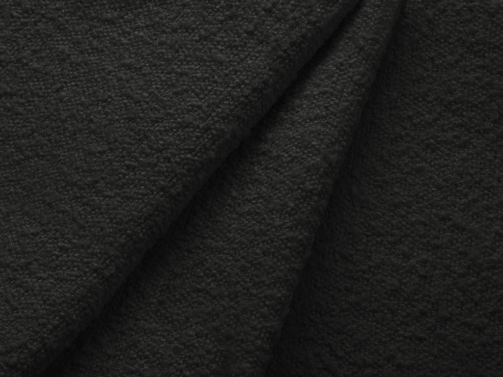 Cosmopolitan Design - Poltrona "Vienna" in bouclé nero 