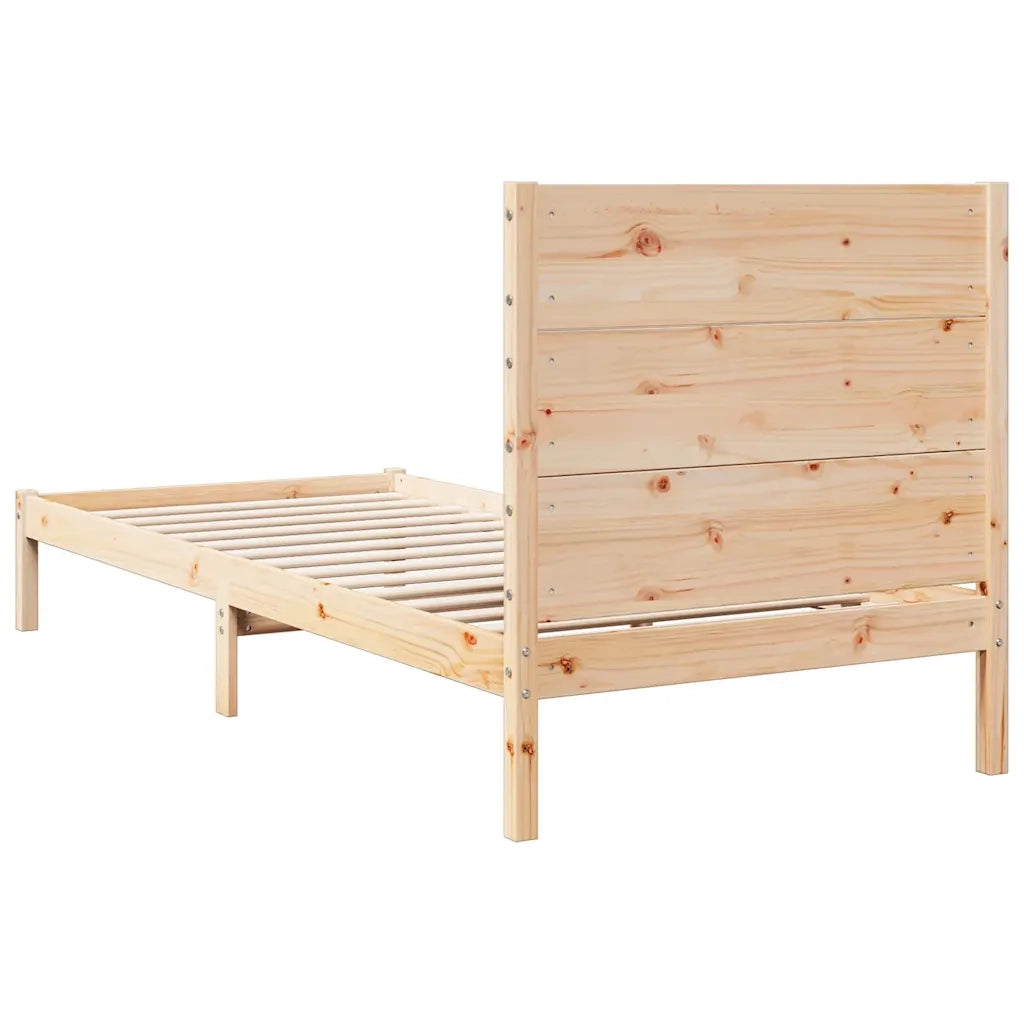 Giroletto Extra Lungo senza Materasso 90x220 cm Legno Massello 3309281