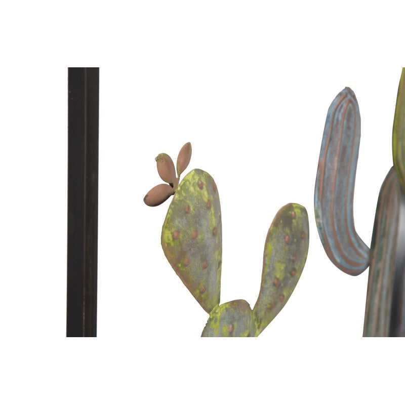 Pannelo In Ferro Cactus-frame -c- cm 50x1,3x50