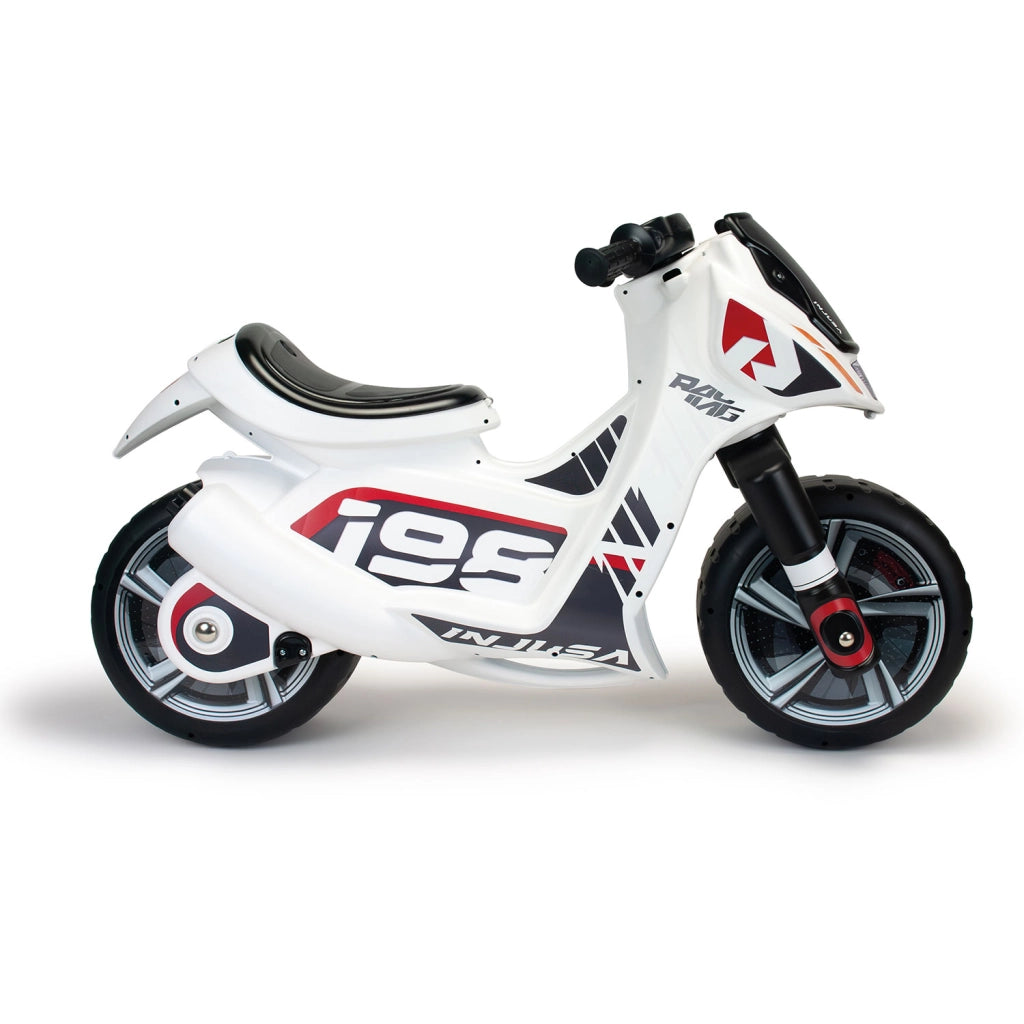 Moto Cavalcabile per Bambini Scooter Dragon Senza Pedali Bianco