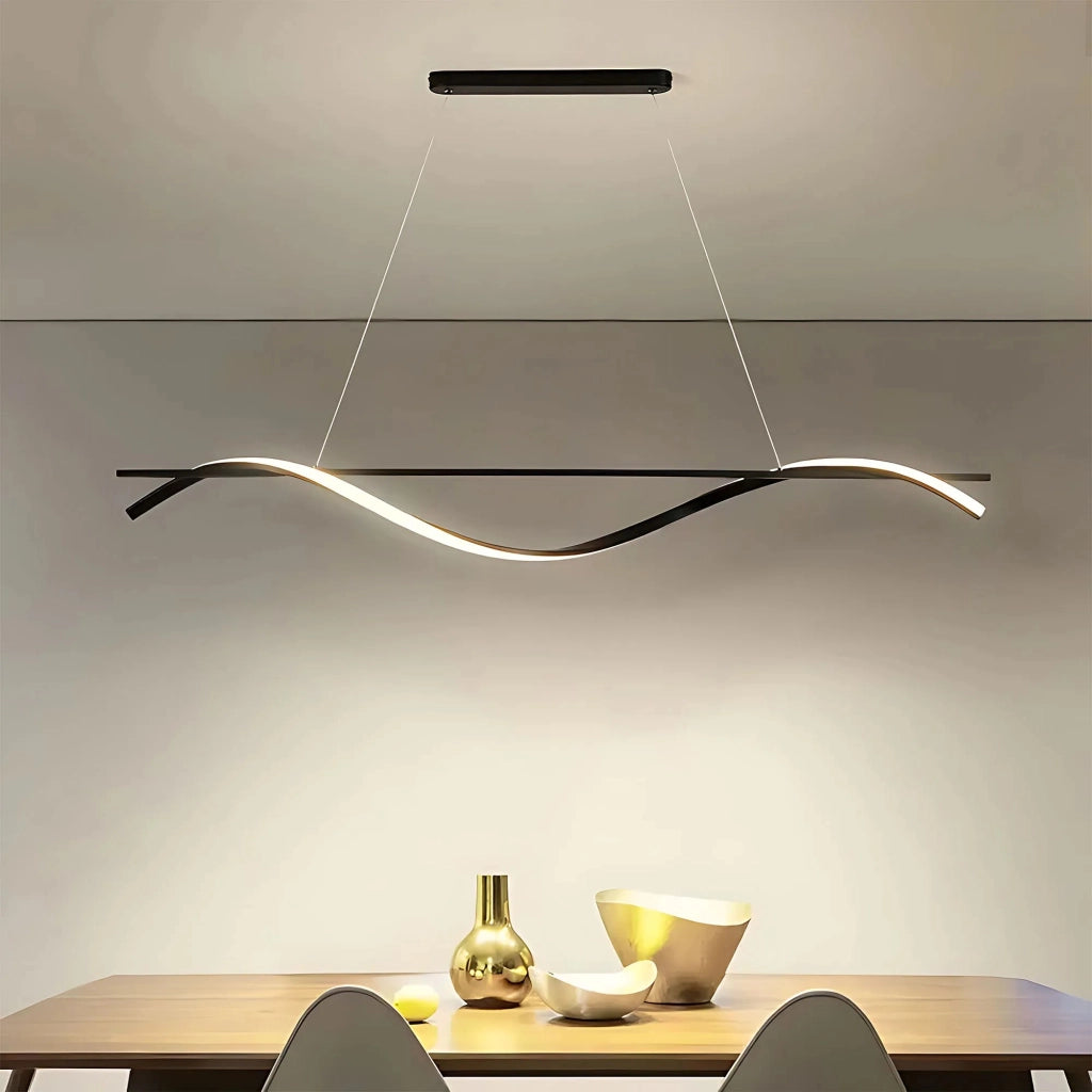 Lampada A Sospensione Lhj019-cp 120 Cm Nero