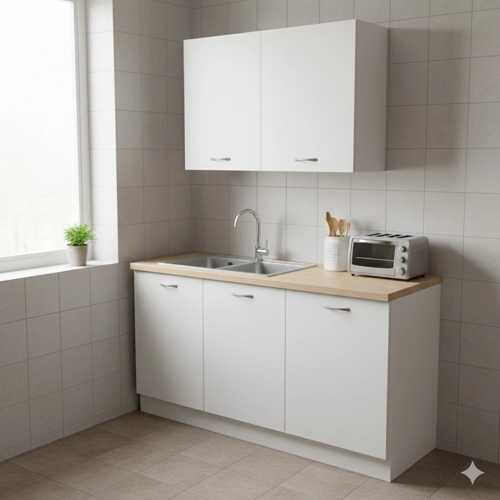SCOLAPIATTI MOD. PRATIKA- cm. 80 x 33 Bianco- DH- pezzi 1