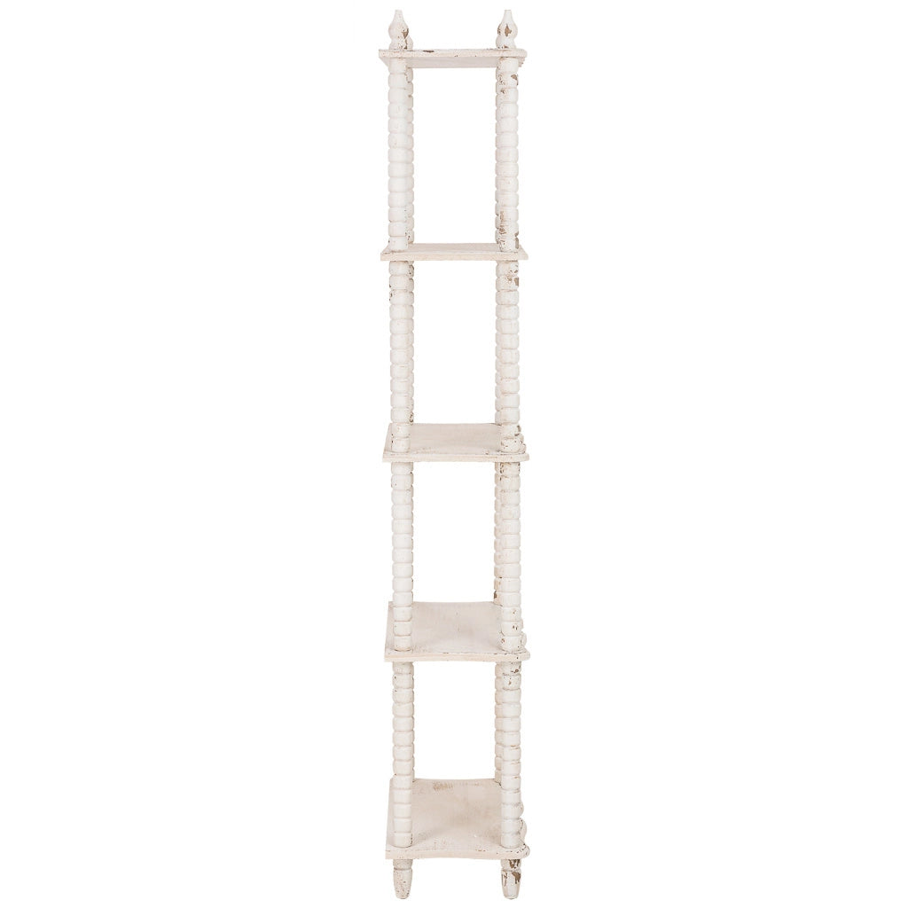 Mensola in legno bianco, 60x30x180 cm (altezza)