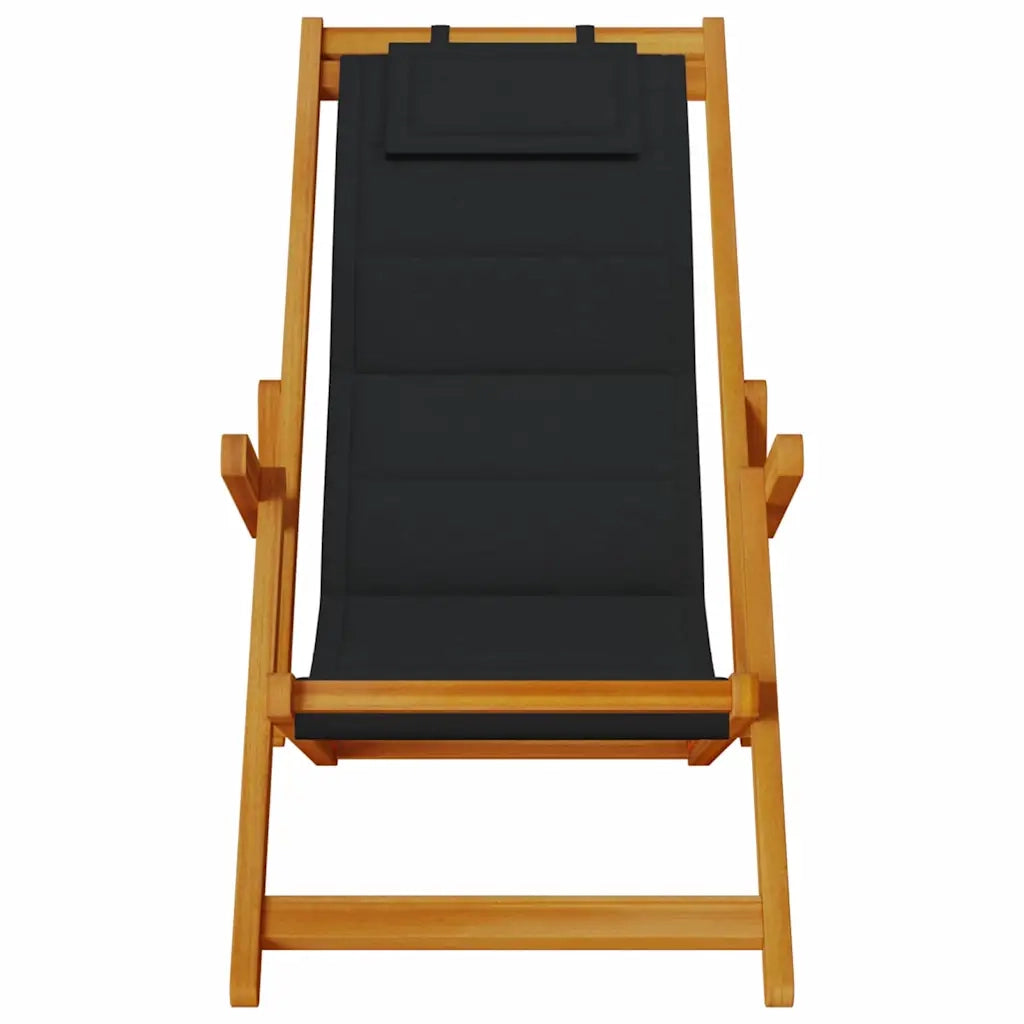 Sedia da spiaggia 2 pcs Marrone Legno di Acacia Massello 3325140