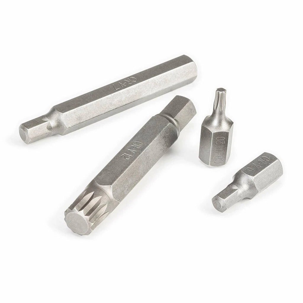 INSERTI PORTAINSERTI TORX ESAGONALI E MILLERIGHE LUNGHI SET 54pz