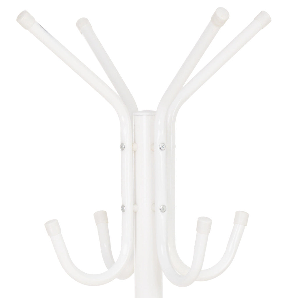 Perchero de metal blanco 173h cm