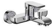 Miscelatore vasca moderno cromato completo