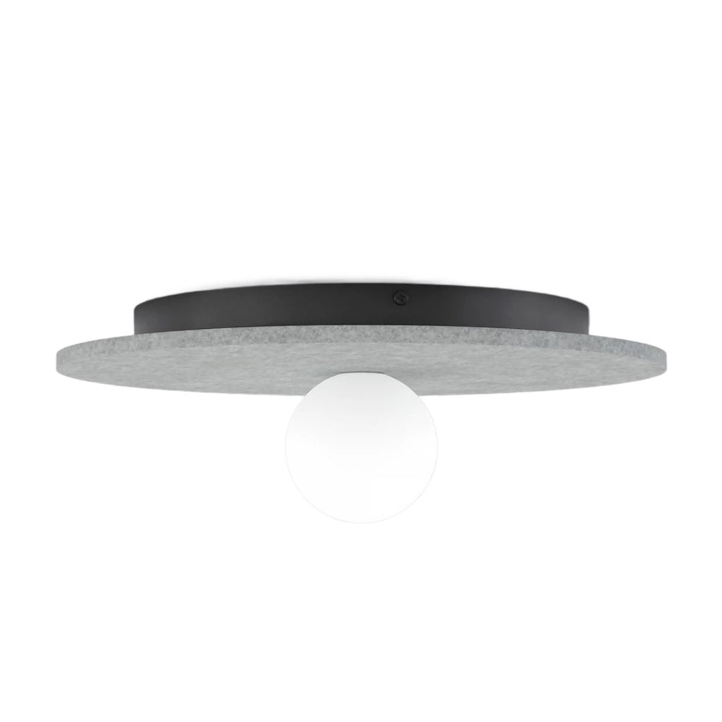 Lampada da soffitto CALMA grigia feltro 1xG9 Emibig