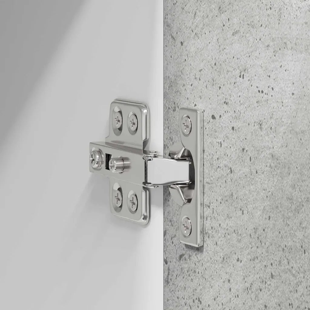 Armadio pensile 2 pcs Grigio Cemento e Bianco 30 x 31 x 80 cm 884249