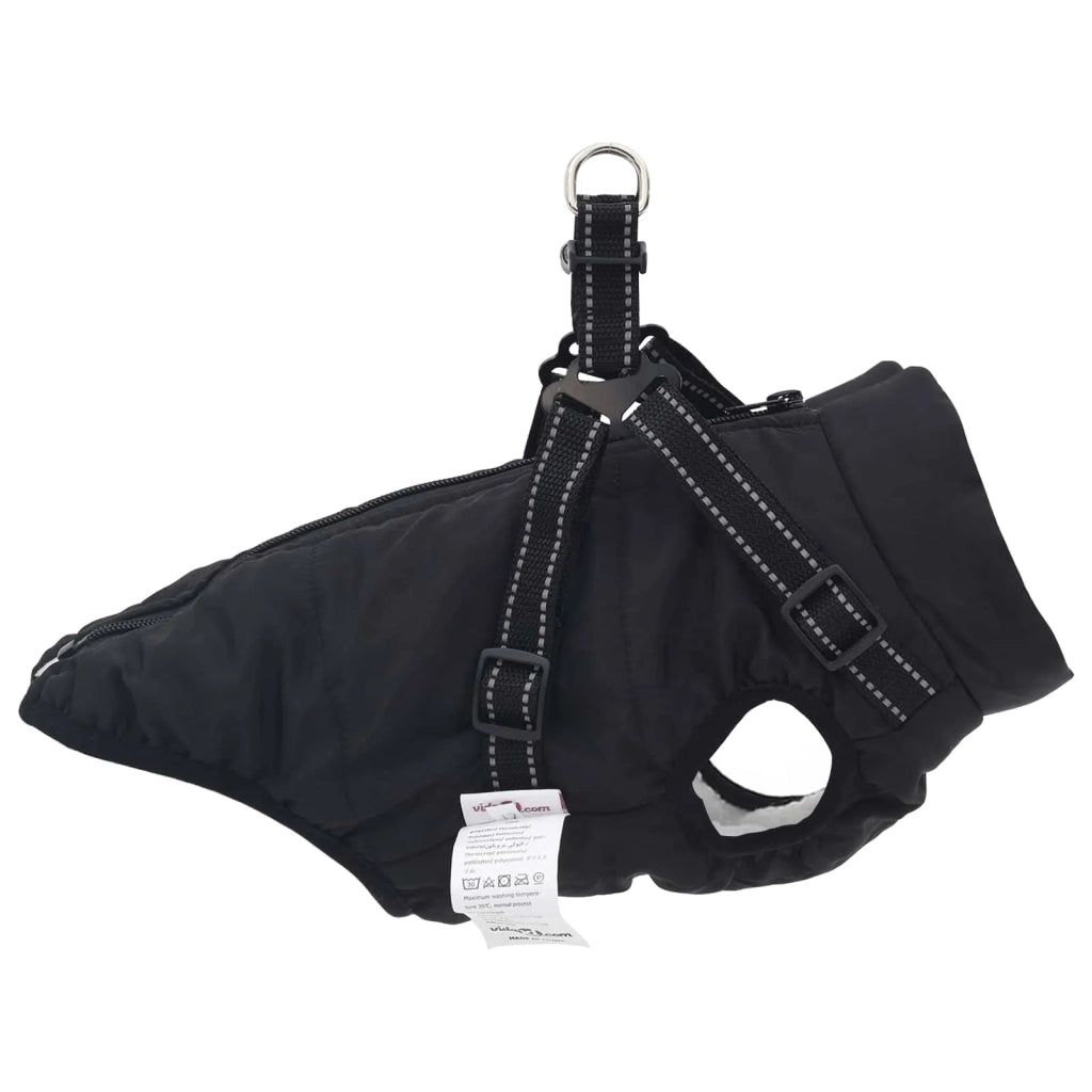 Cappotto per Cani Nero L36 Pile e Poliestere CFW2252507