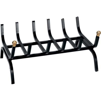 BRUCIALEGNA X CAMINO  FERRO BATTUTO + POMI OTTONE CM 50