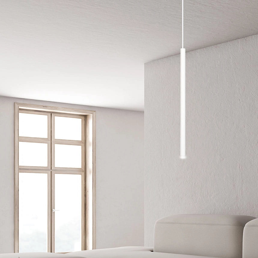 Lampada a sospensione Emibig Selter 1 bianca G9 120cm