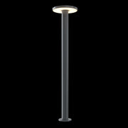 Lampada Da Terra Moderna Da Esterno Metallo Grafite Luce Led 12W Ip65