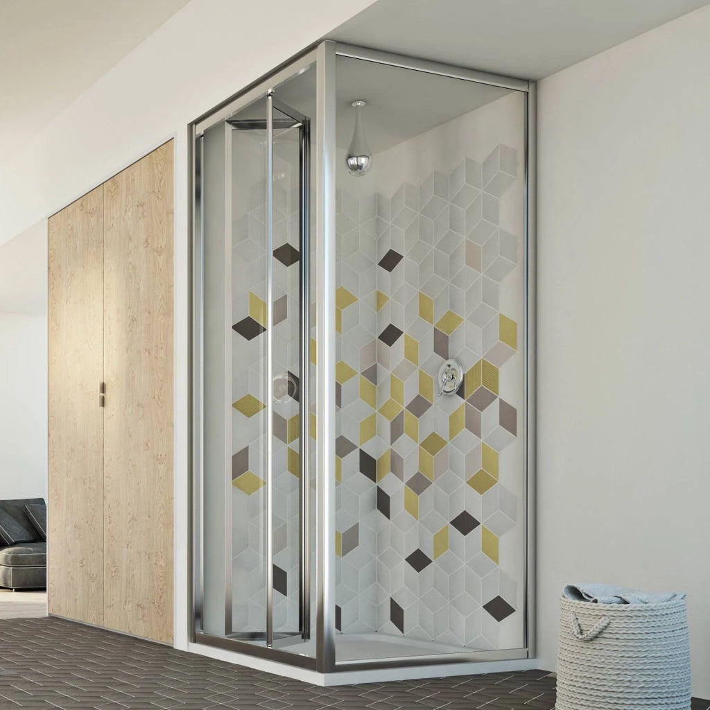 Box Doccia 90x100 AP. 100 CM H198 trasparente mod. Urban Duo P
