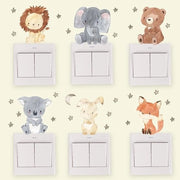 Decorazioni per Parete in Tema di Giungla per Interruttori