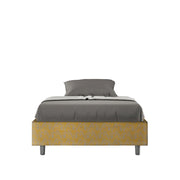 Letto 1 Piazza e Mezzo Sommier 120x190 cm Senza Rete Azelia Era 06 Giallo