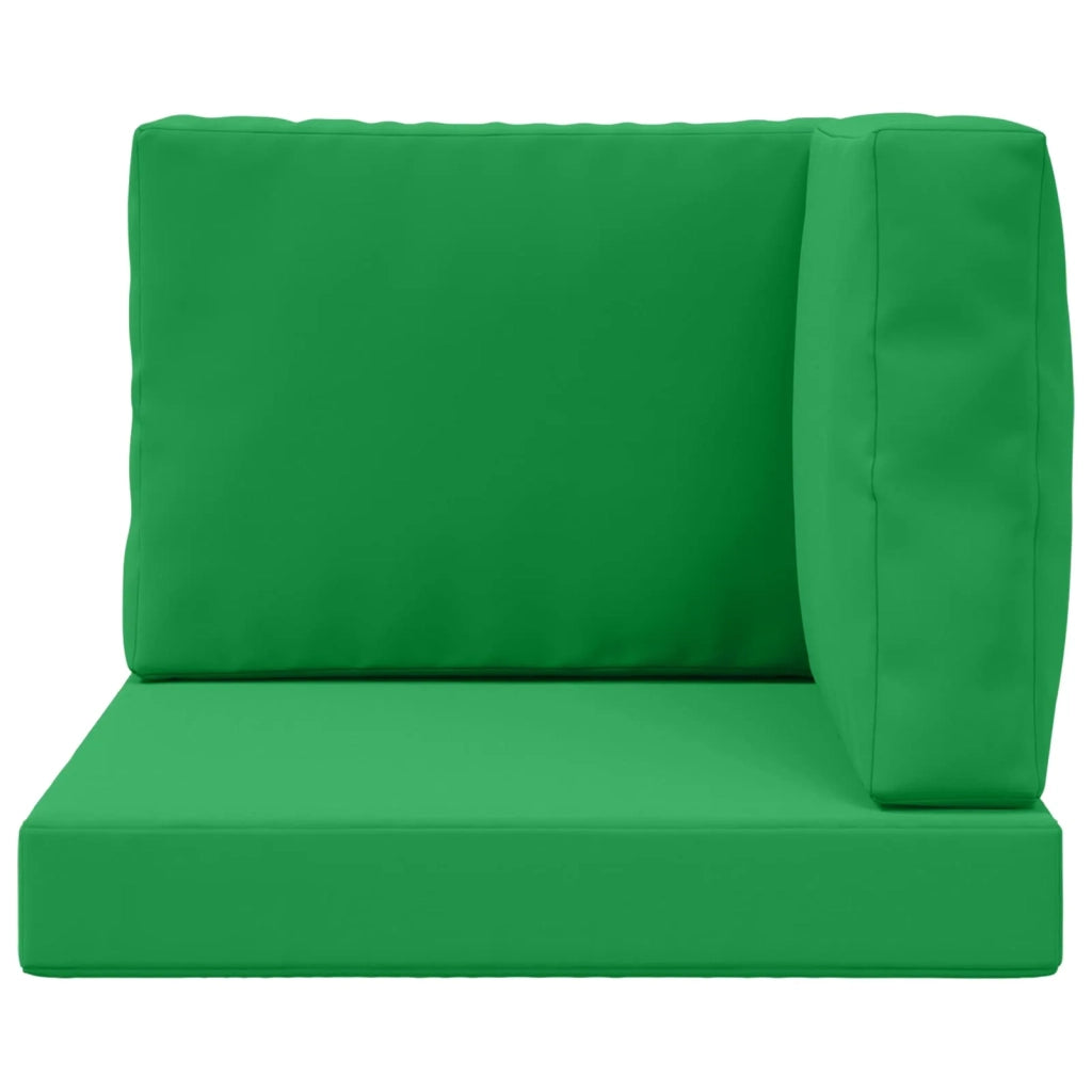 Cuscino per divano da esterno 3 pz | Cuscini per sedie Verde Poliestere