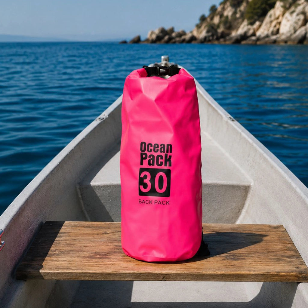 Semitame, Borsa Impermeabile Capacità 30 lt, Rosa Fuxia