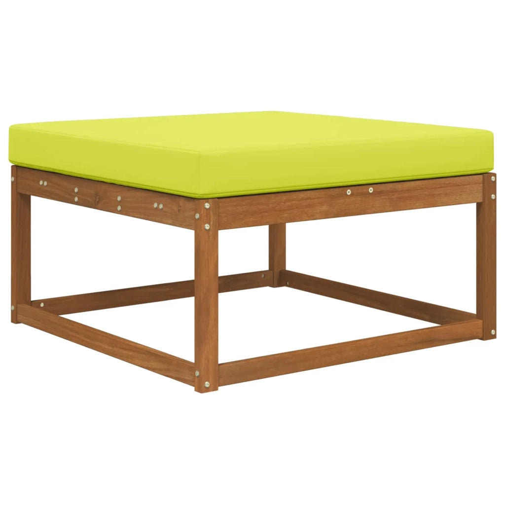 Cuscino per divano da esterno Verde 80 x 80 x 8 cm Poliestere 900817