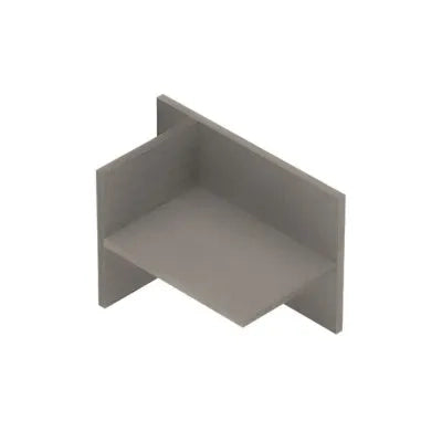 Inserto reversibile in grigio cemento per mobile bagno sospeso aperto Master