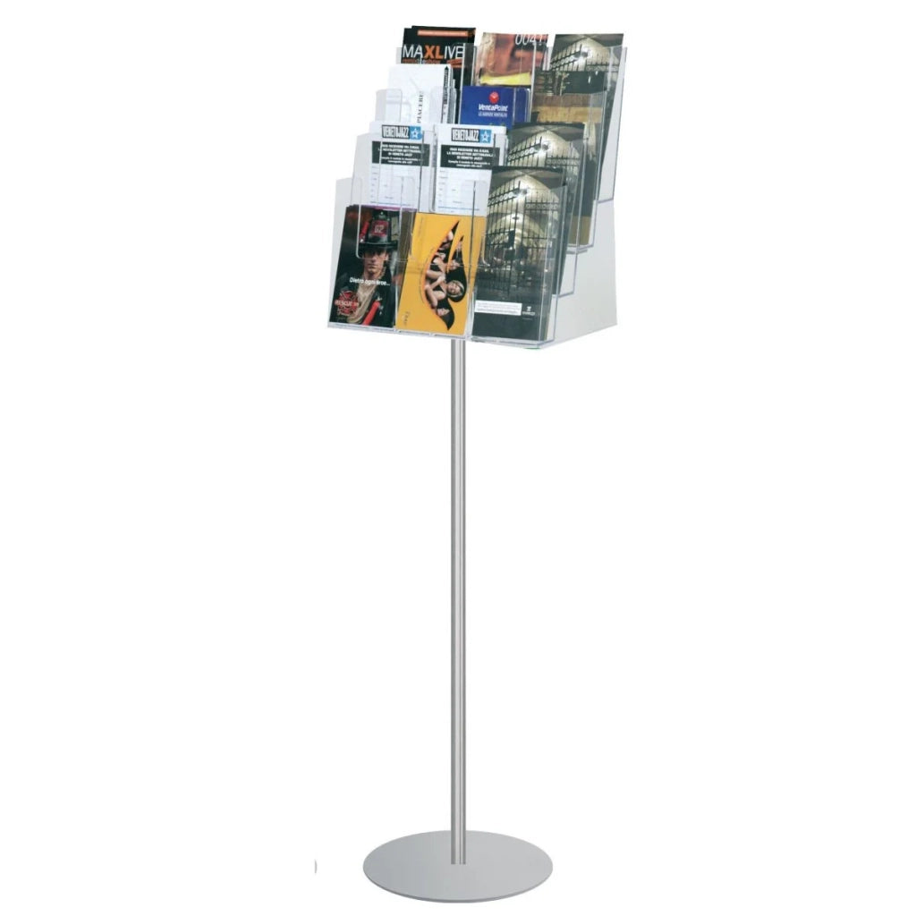 Espositore per depliant 12 tasche plexi